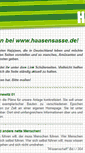Mobile Screenshot of haasensasse.de