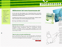 Tablet Screenshot of haasensasse.de